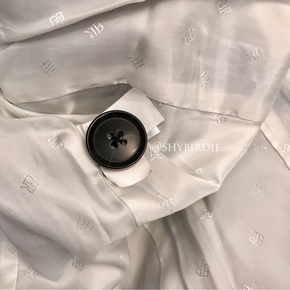 Banana Republic Collarless Houndstooth Wool Coat - Picture 11 of 15